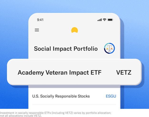 Illustration of VETZ fund in Social Impact portfolio lineup
