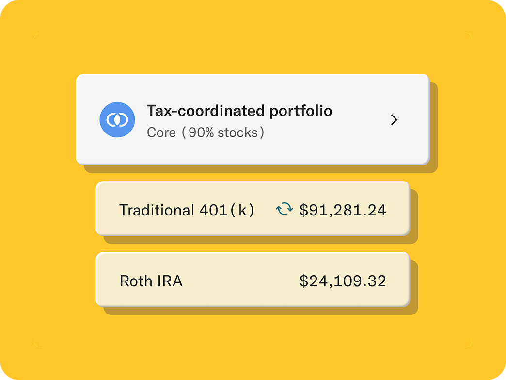 Investment accounts summary