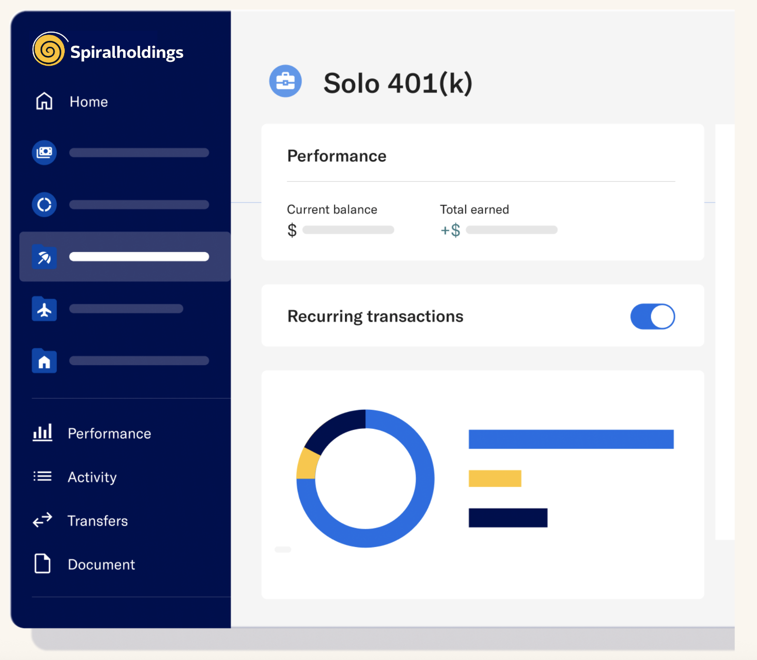 401k Dashboard